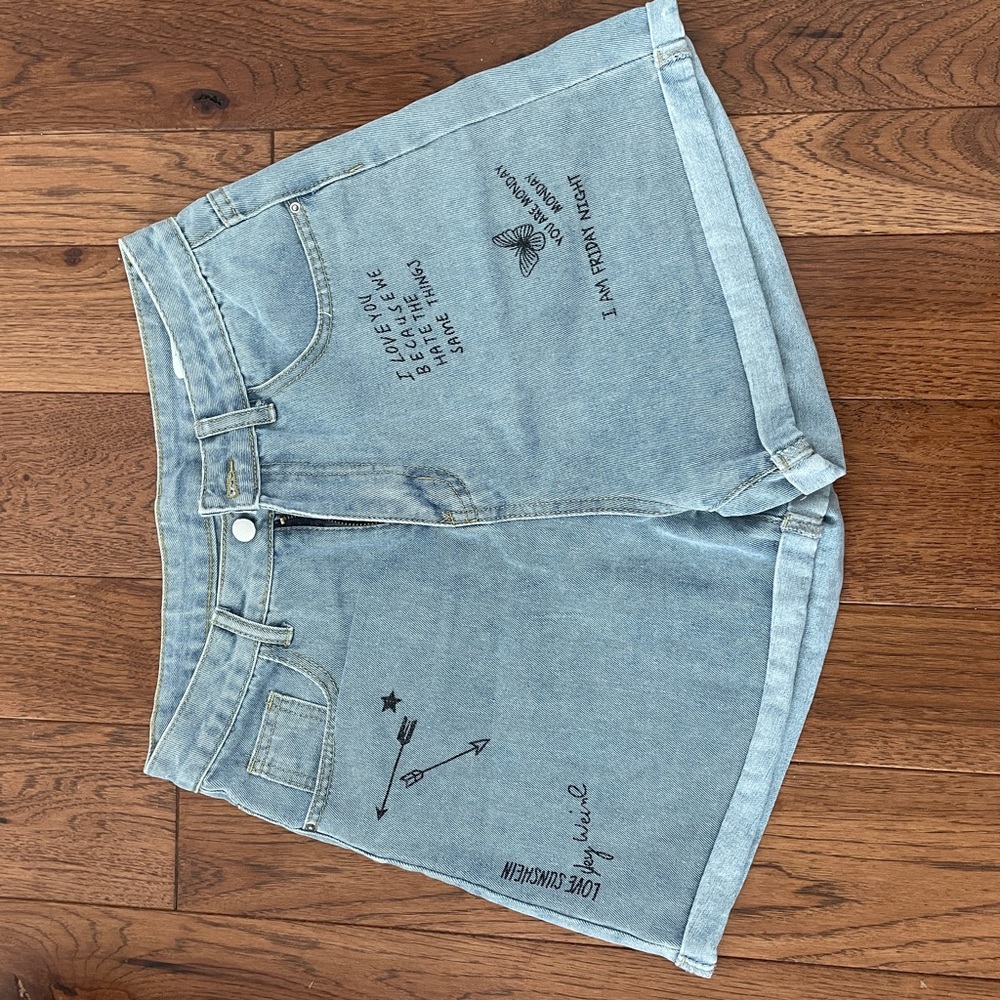 SHEIN Jean Shorts (M) - Picture 1 of 9